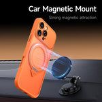 Custodia per telefono SULADA Transforms In 17 Pro semitrasparente opaca con supporto magnetico girevole., For iPhone 16 Pro Max, For iPhone 16 Pro