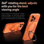 Custodia per telefono SULADA Transforms In 17 Pro semitrasparente opaca con supporto magnetico girevole., For iPhone 18 Pro, For iPhone 18 Pro Max, For iPhone 17 Pro Max, For iPhone 17 Pro