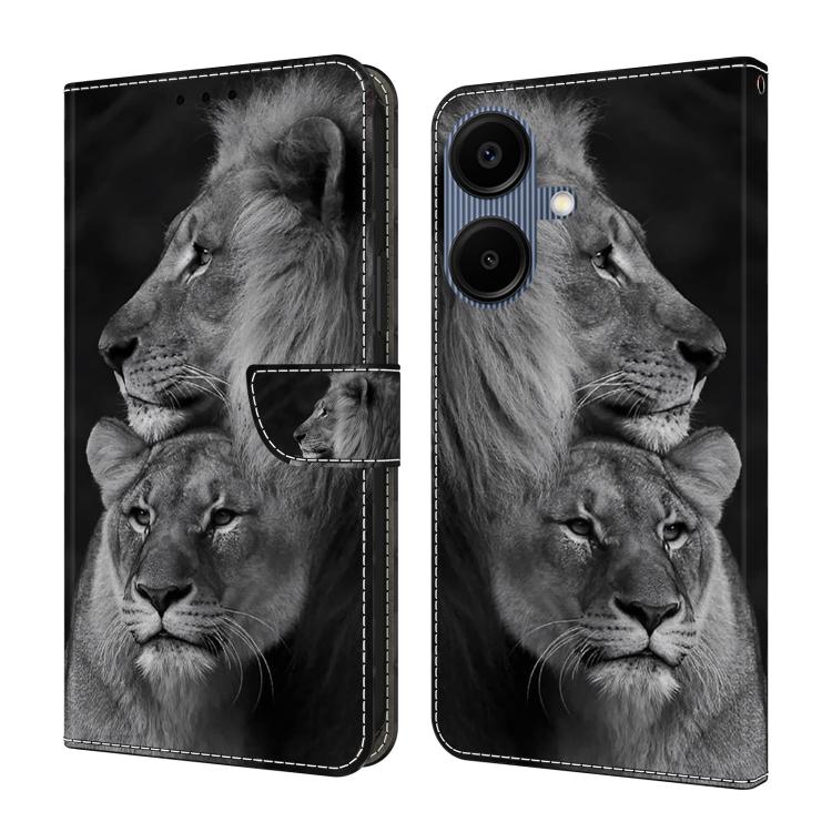 Custodia per telefono in ecopelle con effetto cristallo., For Samsung Galaxy A06 5G / 4G