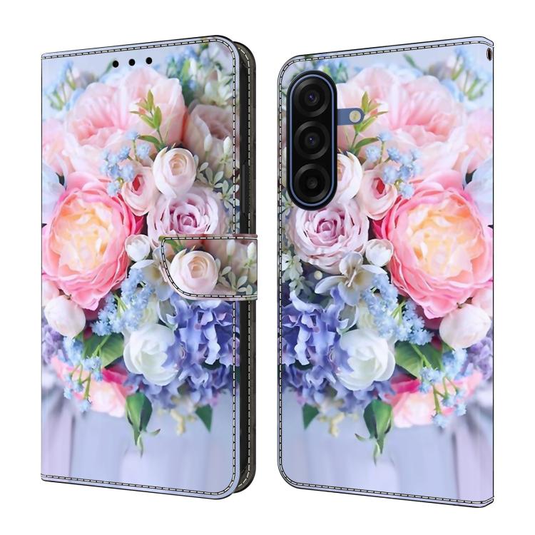 Custodia per telefono in ecopelle con effetto cristallo., For Samsung Galaxy A17 5G / 4G