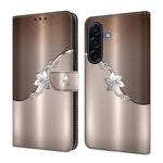 Custodia per telefono in ecopelle con effetto cristallo., For Samsung Galaxy A17 5G / 4G