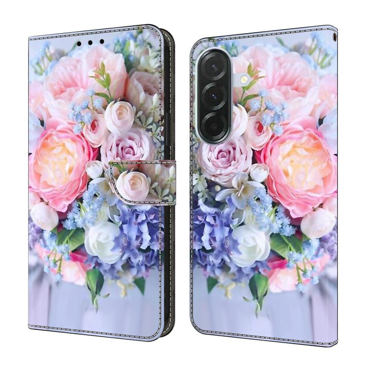 Custodia per telefono in ecopelle con effetto cristallo., For Samsung Galaxy A26 5G/A36 5G/A56 5G