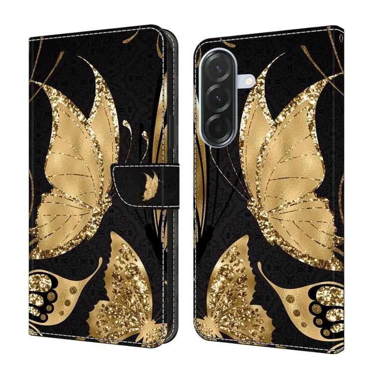 Custodia per telefono in ecopelle con effetto cristallo., For Samsung Galaxy A26 5G/A36 5G/A56 5G