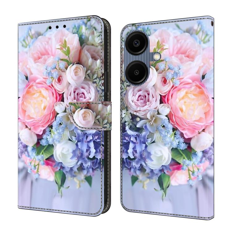 Custodia per telefono in ecopelle con effetto cristallo., For Samsung Galaxy A07 5G / 4G