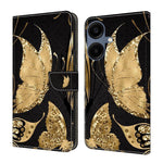 Custodia per telefono in ecopelle con effetto cristallo., For Samsung Galaxy A07 5G / 4G