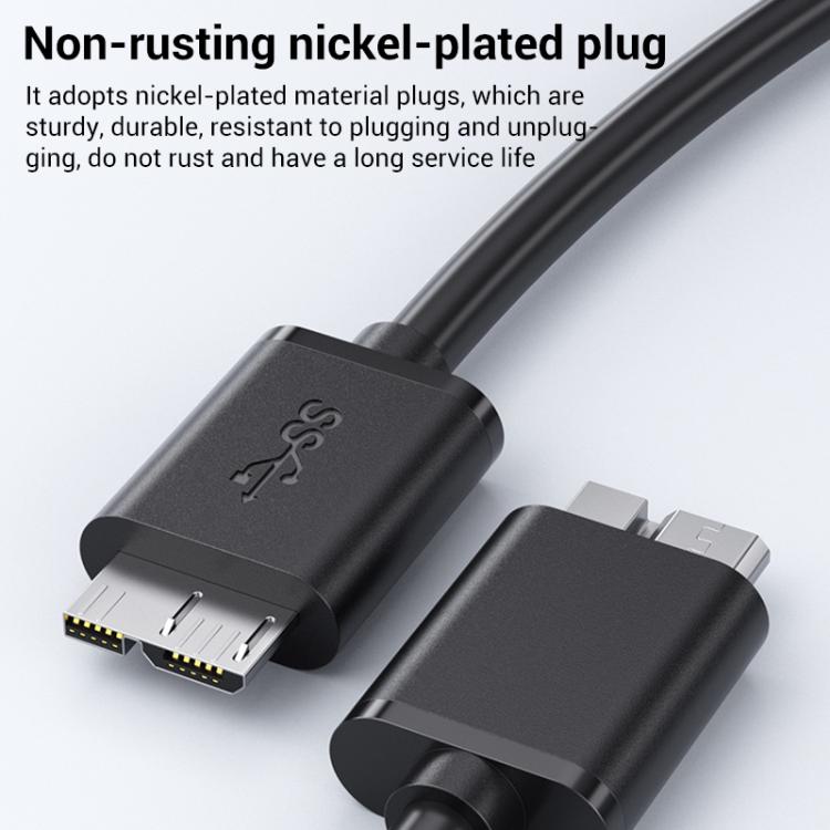 Cavo dati WG137 da USB 3.0 maschio a Micro-B maschio per box per hard disk esterno., 0.3m, 0.5m, 1m, 1.5m, 2m