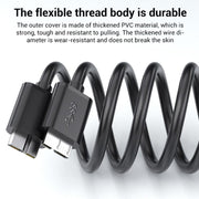 Cavo dati WG137 da USB 3.0 maschio a Micro-B maschio per box per hard disk esterno., 0.3m, 0.5m, 1m, 1.5m, 2m