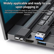 Cavo dati WG137 da USB 3.0 maschio a Micro-B maschio per box per hard disk esterno., 0.3m, 0.5m, 1m, 1.5m, 2m