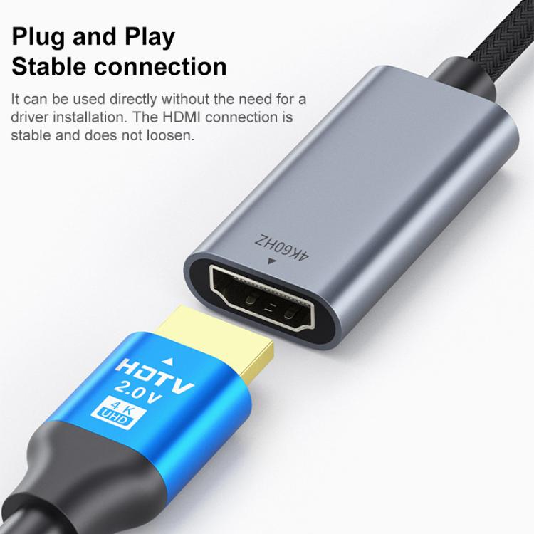 Cavo adattatore USB-C a HDMI 8K 60Hz 19cm
