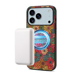 Custodia magnetica in ecopelle della serie "Linguaggio dei Fiori" di Denisor A07., For iPhone 17 Pro Max, For iPhone 17 Pro, For iPhone 17, For iPhone Air