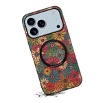 Custodia magnetica in ecopelle della serie "Linguaggio dei Fiori" di Denisor A07., For iPhone 17 Pro Max, For iPhone 17 Pro, For iPhone 17, For iPhone Air