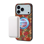 Custodia magnetica in ecopelle della serie "Linguaggio dei Fiori" di Denisor A07., For iPhone 17 Pro Max, For iPhone 17 Pro, For iPhone 17, For iPhone Air