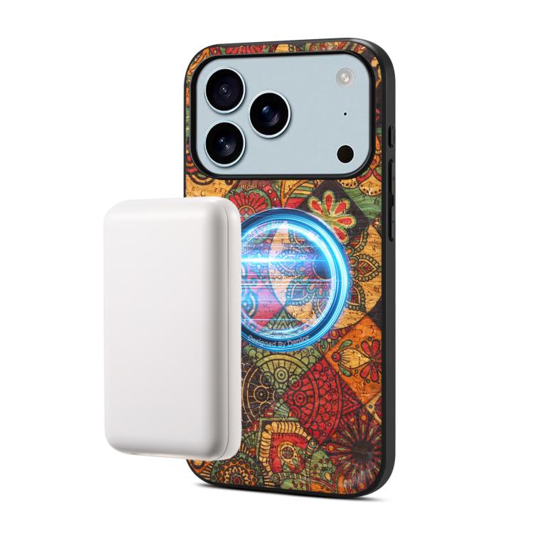 Custodia magnetica in ecopelle della serie "Linguaggio dei Fiori" di Denisor A07., For iPhone 17 Pro Max, For iPhone 17 Pro, For iPhone 17, For iPhone Air