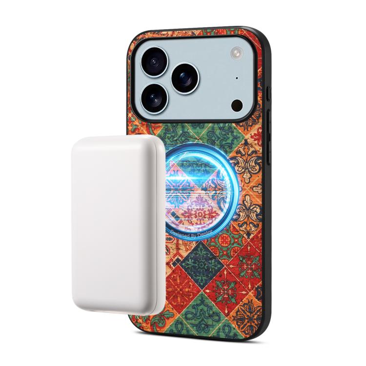 Custodia magnetica in ecopelle della serie "Linguaggio dei Fiori" di Denisor A07., For iPhone 17 Pro Max, For iPhone 17 Pro, For iPhone 17, For iPhone Air