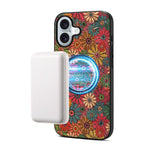 Custodia magnetica in ecopelle della serie "Linguaggio dei Fiori" di Denisor A07., For iPhone 17 Pro Max, For iPhone 17 Pro, For iPhone 17, For iPhone Air