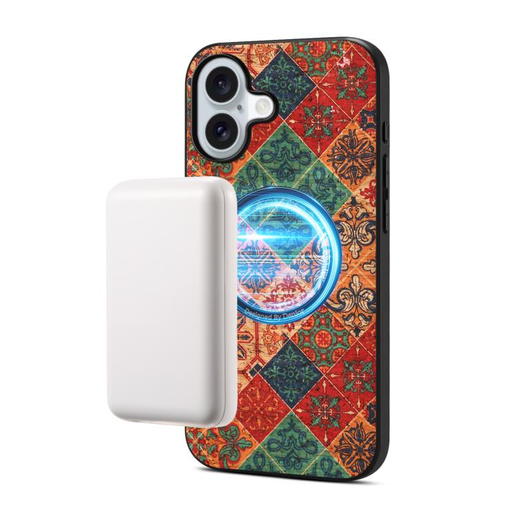 Custodia magnetica in ecopelle della serie "Linguaggio dei Fiori" di Denisor A07., For iPhone 17 Pro Max, For iPhone 17 Pro, For iPhone 17, For iPhone Air