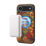 Custodia magnetica in ecopelle della serie "Linguaggio dei Fiori" di Denisor A07., For iPhone 17 Pro Max, For iPhone 17 Pro, For iPhone 17, For iPhone Air