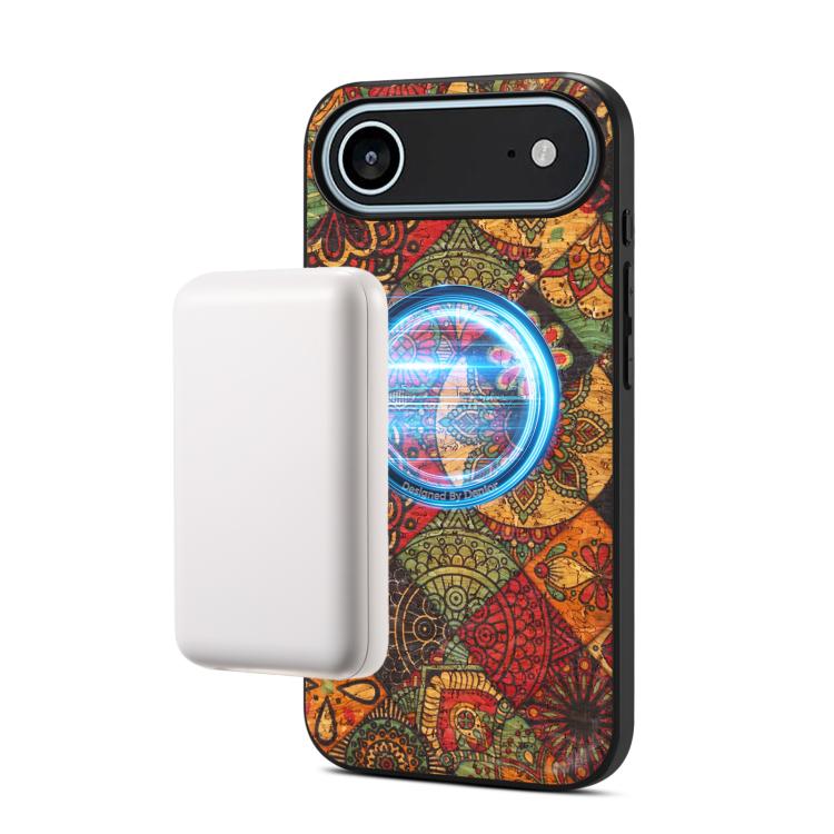 Custodia magnetica in ecopelle della serie "Linguaggio dei Fiori" di Denisor A07., For iPhone 17 Pro Max, For iPhone 17 Pro, For iPhone 17, For iPhone Air
