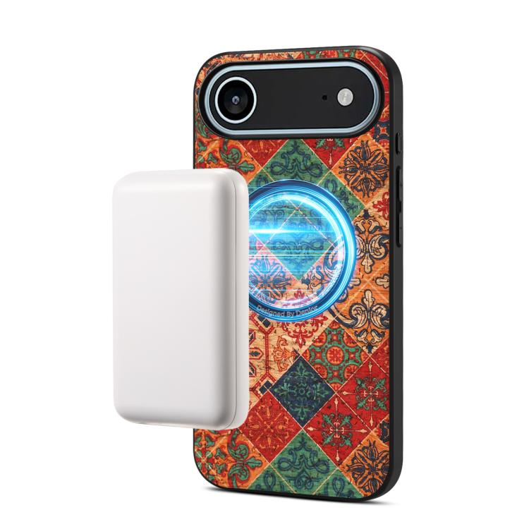 Custodia magnetica in ecopelle della serie "Linguaggio dei Fiori" di Denisor A07., For iPhone 17 Pro Max, For iPhone 17 Pro, For iPhone 17, For iPhone Air