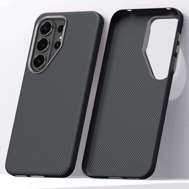 Custodia per telefono SULADA con motivo a griglia in Kevlar e finitura effetto pelle., For Samsung Galaxy S26+ 5G, For Samsung Galaxy S26 Ultra 5G, For Samsung Galaxy S26 5G