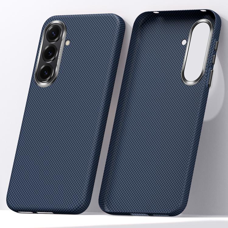 Custodia per telefono SULADA con motivo a griglia in Kevlar e finitura effetto pelle., For Samsung Galaxy S26+ 5G, For Samsung Galaxy S26 Ultra 5G, For Samsung Galaxy S26 5G