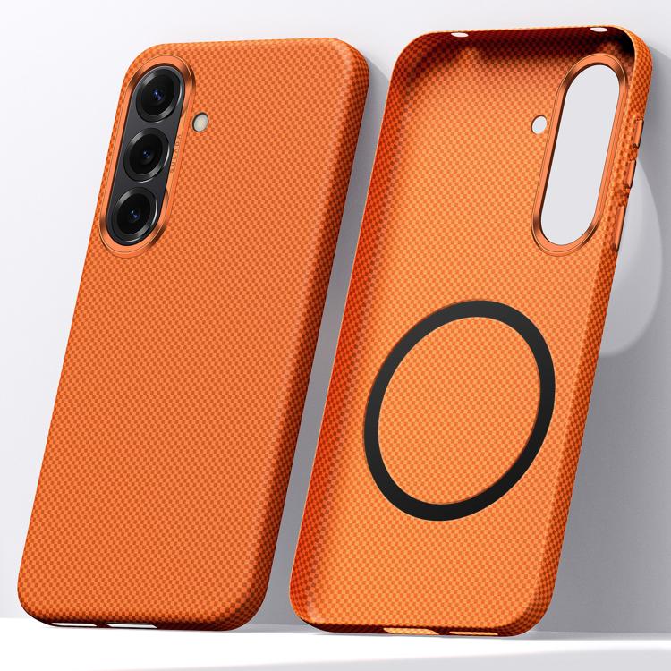 Custodia magnetica per telefono SULADA in Kevlar con motivo a griglia e texture effetto pelle., For Samsung Galaxy S26+ 5G, For Samsung Galaxy S26 Ultra 5G, For Samsung Galaxy S26 5G