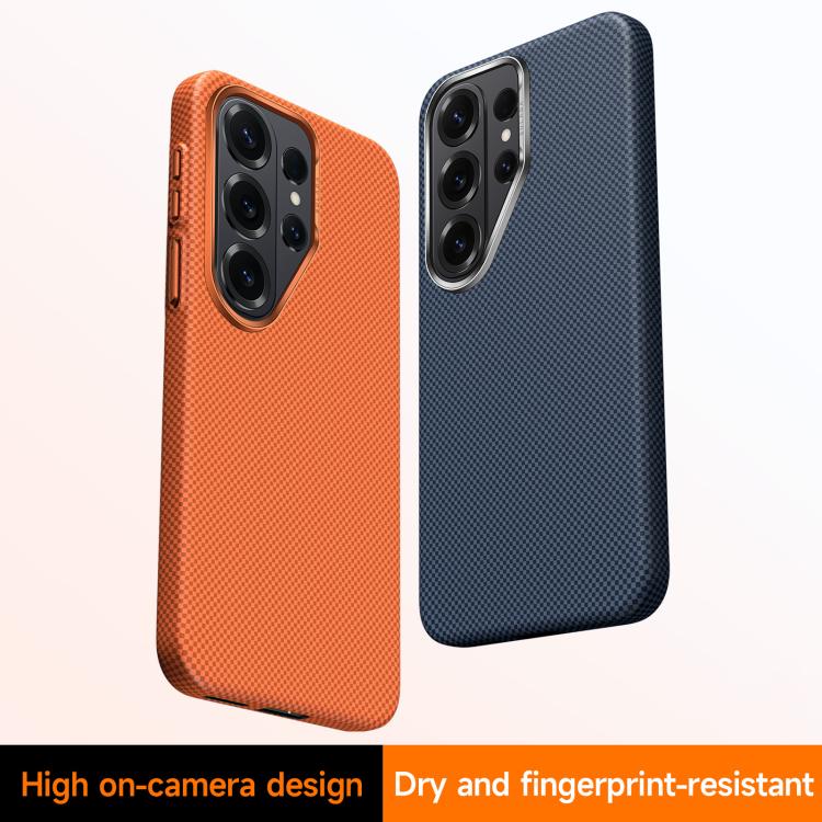 Custodia magnetica per telefono SULADA in Kevlar con motivo a griglia e texture effetto pelle., For Samsung Galaxy S26+ 5G, For Samsung Galaxy S26 Ultra 5G, For Samsung Galaxy S26 5G