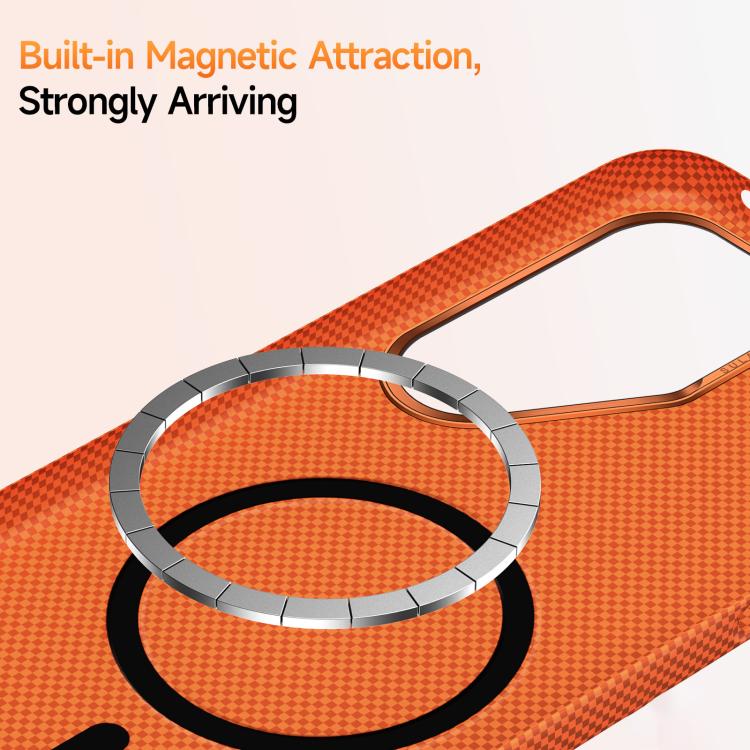 Custodia magnetica per telefono SULADA in Kevlar con motivo a griglia e texture effetto pelle., For Samsung Galaxy S26+ 5G, For Samsung Galaxy S26 Ultra 5G, For Samsung Galaxy S26 5G