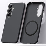 Custodia magnetica per telefono SULADA in Kevlar con motivo a griglia e texture effetto pelle., For Samsung Galaxy S26+ 5G, For Samsung Galaxy S26 Ultra 5G, For Samsung Galaxy S26 5G