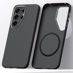 Custodia magnetica per telefono SULADA in Kevlar con motivo a griglia e texture effetto pelle., For Samsung Galaxy S26+ 5G, For Samsung Galaxy S26 Ultra 5G, For Samsung Galaxy S26 5G