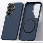 Custodia magnetica per telefono SULADA in Kevlar con motivo a griglia e texture effetto pelle., For Samsung Galaxy S26+ 5G, For Samsung Galaxy S26 Ultra 5G, For Samsung Galaxy S26 5G