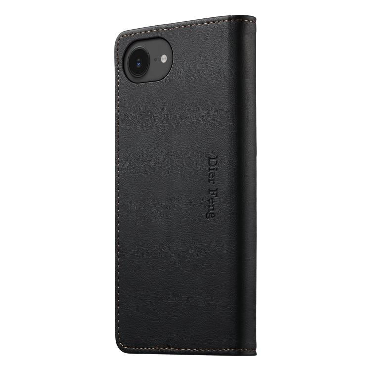 Custodia per telefono Dierfeng in pelle vegana con chiusura magnetica e protezione RFID in metallo., For iPhone 17e / 16e, For iPhone 17 Pro Max, For iPhone 17 Pro, For iPhone 17
