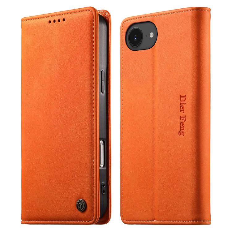 Custodia per telefono Dierfeng in pelle vegana con chiusura magnetica e protezione RFID in metallo., For iPhone 17e / 16e, For iPhone 17 Pro Max, For iPhone 17 Pro, For iPhone 17