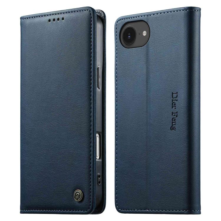 Custodia per telefono Dierfeng in pelle vegana con chiusura magnetica e protezione RFID in metallo., For iPhone 17e / 16e, For iPhone 17 Pro Max, For iPhone 17 Pro, For iPhone 17