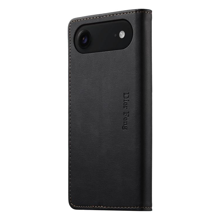 Custodia per telefono Dierfeng in pelle vegana con chiusura magnetica e protezione RFID in metallo., For iPhone Air, For iPhone 16 Pro Max, For iPhone 16 Pro, For iPhone 16 Plus