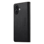 Custodia per telefono Dierfeng in pelle vegana con chiusura magnetica e protezione RFID in metallo., For iPhone 16, For iPhone 15 Pro Max, For iPhone 15 Pro, For iPhone 15 Plus