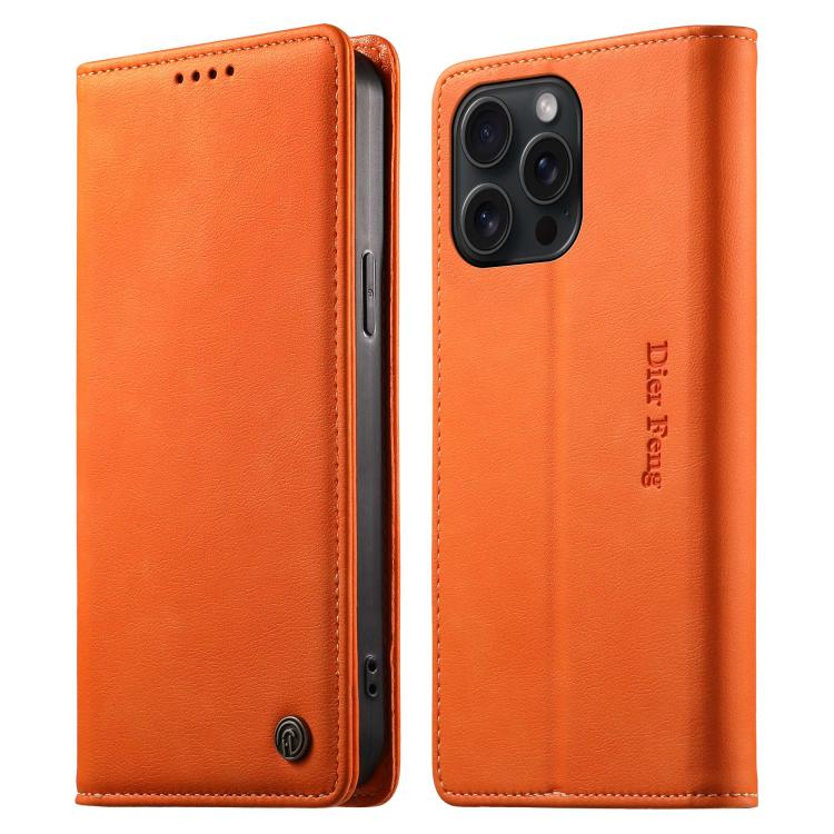 Custodia per telefono Dierfeng in pelle vegana con chiusura magnetica e protezione RFID in metallo., For iPhone 14 Pro Max, For iPhone SE 2022 / SE 2020 / 7 / 8, For iPhone 13 Pro Max, For iPhone 13 Pro