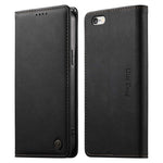 Custodia per telefono Dierfeng in pelle vegana con chiusura magnetica e protezione RFID in metallo., For iPhone 14 Pro Max, For iPhone SE 2022 / SE 2020 / 7 / 8, For iPhone 13 Pro Max, For iPhone 13 Pro