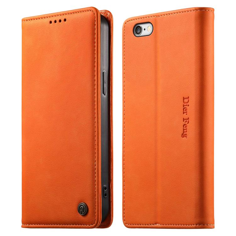 Custodia per telefono Dierfeng in pelle vegana con chiusura magnetica e protezione RFID in metallo., For iPhone 14 Pro Max, For iPhone SE 2022 / SE 2020 / 7 / 8, For iPhone 13 Pro Max, For iPhone 13 Pro