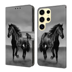 Custodia per telefono in ecopelle con effetto cristallo., For Samsung Galaxy S22 Ultra 5G
