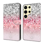 Custodia per telefono in ecopelle con effetto cristallo., For Samsung Galaxy S22 Ultra 5G