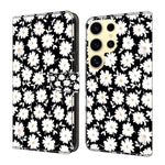 Custodia per telefono in ecopelle con effetto cristallo., For Samsung Galaxy S22 Ultra 5G