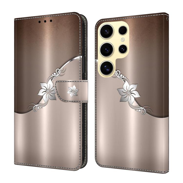 Custodia per telefono in ecopelle con effetto cristallo., For Samsung Galaxy S22 Ultra 5G