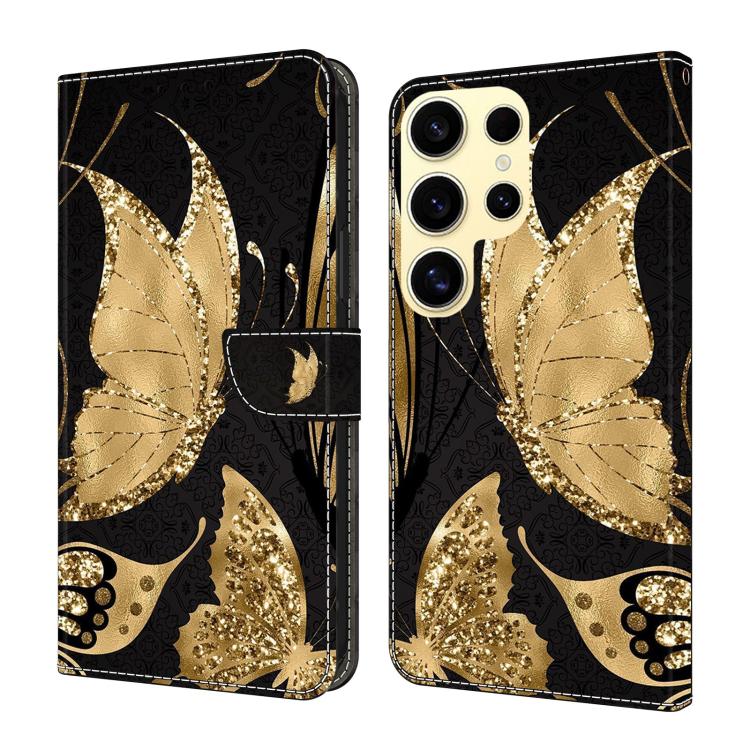 Custodia per telefono in ecopelle con effetto cristallo., For Samsung Galaxy S22 Ultra 5G