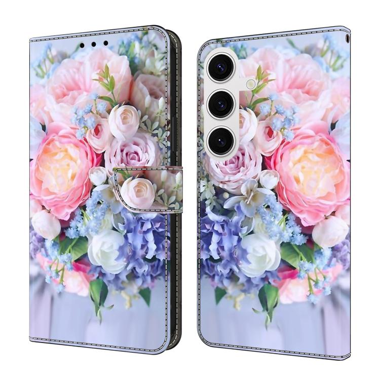 Custodia per telefono in ecopelle con effetto cristallo., For Samsung Galaxy S24 5G
