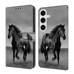 Custodia per telefono in ecopelle con effetto cristallo., For Samsung Galaxy S24 5G