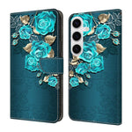 Custodia per telefono in ecopelle con effetto cristallo., For Samsung Galaxy S24 5G