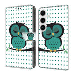 Custodia per telefono in ecopelle con effetto cristallo., For Samsung Galaxy S24 5G