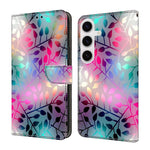 Custodia per telefono in ecopelle con effetto cristallo., For Samsung Galaxy S25 5G