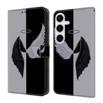 Custodia per telefono in ecopelle con effetto cristallo., For Samsung Galaxy S25 5G